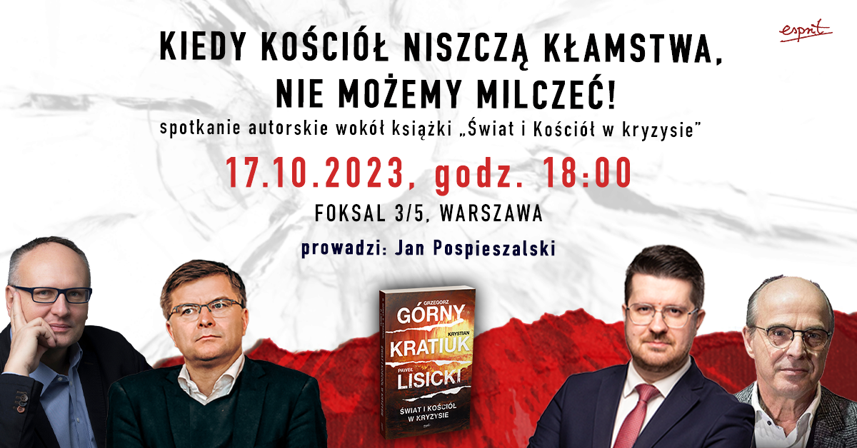 [Zaproszenie] Kiedy Kościół niszczą kłamstwa, nie możemy milczeć!